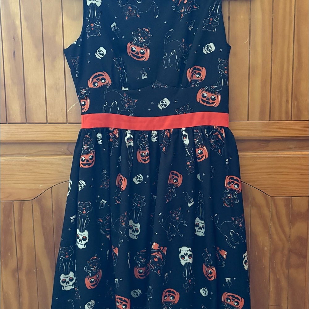Sourpuss Black and Orange Dress